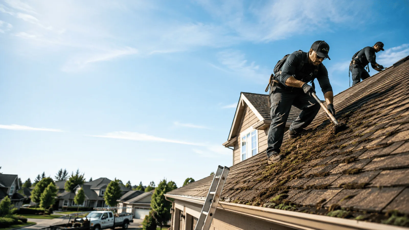 Roof Moss Removal in Lizella, GA near me